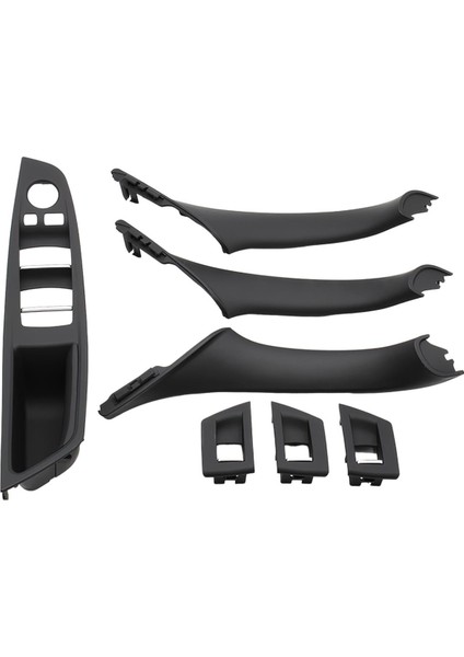 Bmw F10 Siyah Iç Kapı Kolu Tutamağı Set 51417225873 (7 Parça)