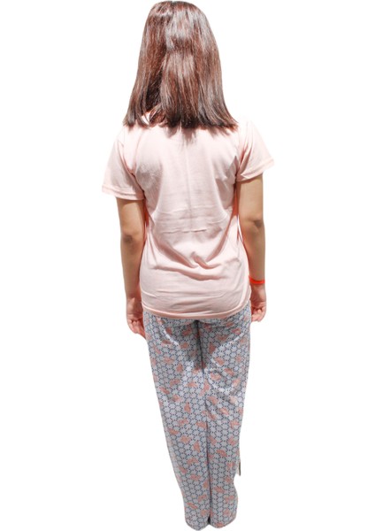 Inci Kadın Kısa Kol Yuv.yaka Düz Paça Pijama Takımı fırsatları