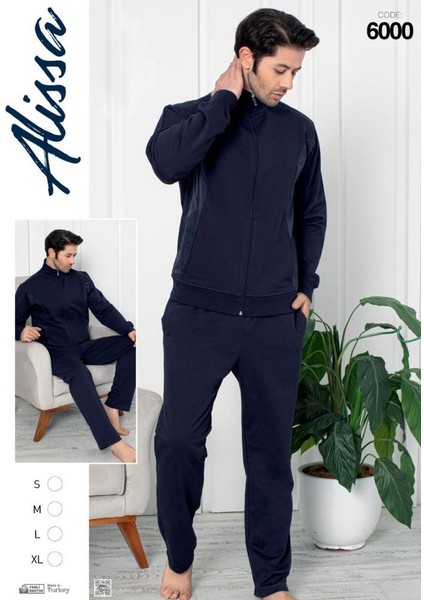 Erkek Fermuarlı Pamuklu Düz Paça Eşofman Takımı modelleri