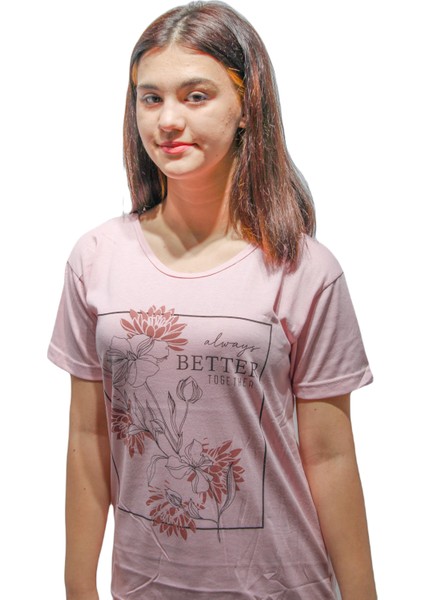 İNCI3031 Kadın Kısa Kol Yuv.yaka Pamuklu Düz Paça Pijama Takımı fiyatları