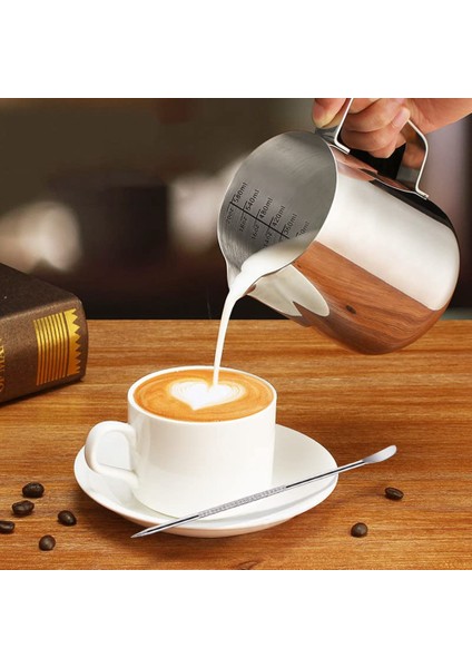 20 OZ/600 ml Paslanmaz Çelik Süt Köpürtücü Fincan Süt Kahve Cappuccino Latte Süt Sürahisi Fincan (Yurt Dışından)