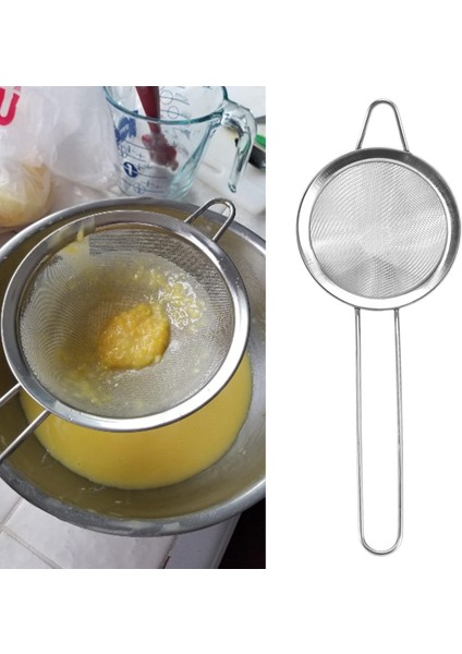 Çay Süzgeci, 3,3 Inç Ince Örgü Elek Süzgeci Süzme Tahliyesi ve Durulama Için Saplı Paslanmaz Çelik Hasır Süzgeç (Yurt Dışından) fırsatları