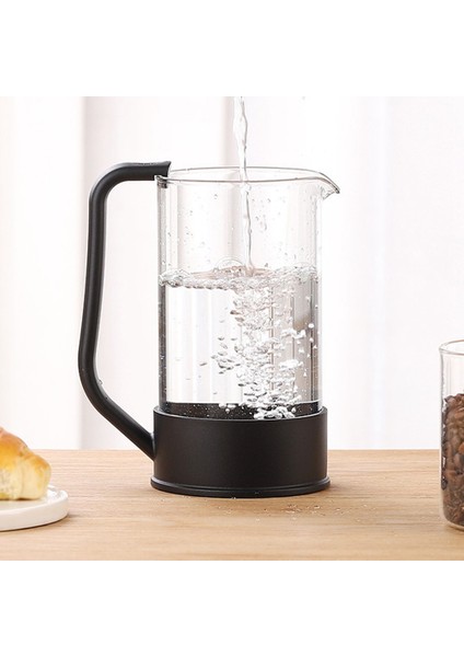 1000 ml 1l Ev El Yumruk Pot Basit Basınçlı Kap Kahve Demleme Potu Fransız Filtre Çay Bira Cezve (Yurt Dışından)