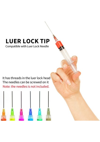 10ML/CC Plastik Luer Lock Şırınga Bilimsel Laboratuvarlar ve Sıvıların Ölçümü Için Iğnesiz Büyük Şırınga, Dağıtım (Yurt Dışından)