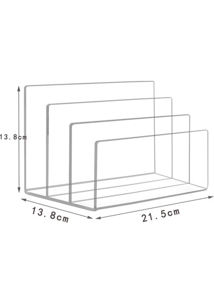 Şeffaf Akrilik Dosya Tutucu 3 Bölüm Dikey Masa Üstü Organiser Ofis Dosya Sıralayıcısı Belgeler Için Standı Raf Mektup Kitap (Yurt Dışından) fiyatları