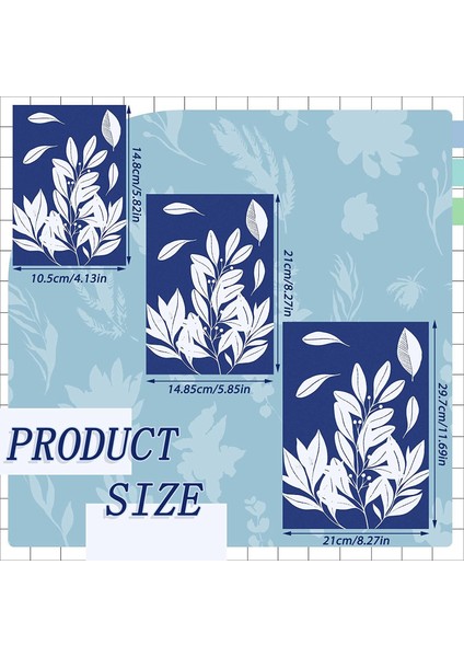 50 Yaprak Güneş Baskı Kağıdı Cyanotype Kağıt A4 A5 A6 Güneş Çizim Kağıdı Hassasiyeti Doğa Baskı Kağıdı Çocuklar Yetişkinler Için (Yurt Dışından) indirimleri