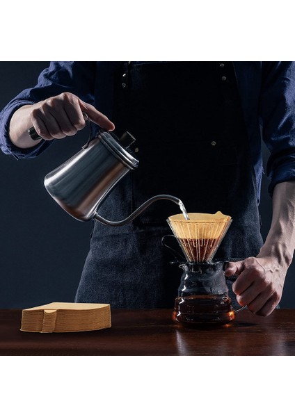 V60 Filtre 02 Için, Koni Kahve Filtreleri 2, Boyut 02 Kahve Damlatıcı Üzerine Dökmek Için Kahve Filtresi, 1-4 Fincan, 100 Sayım (Yurt Dışından)