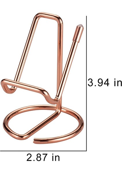 Masa Için Kartvizitlik, Metal Kartvizitlik Ekran Tutucu Standı, Ofis Masaüstü Isimlik Kartı Tutucusu (Gül Altın) (Yurt Dışından) fiyatları