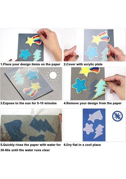 61 Adet Güneş Baskı Kağıdı Cyanotype Kağıt Seti, Güneş Çizim Kağıdı Hassasiyeti Güneş Baskı Doğa Baskı Kağıdı (5.9x3.9 Inç) (Yurt Dışından) fırsatları