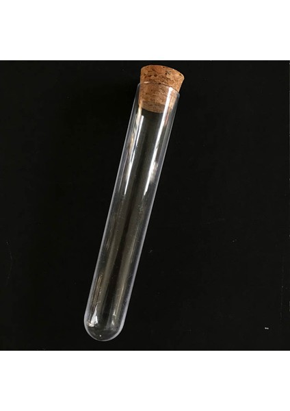 50 Adet 20X150MM 30ML Plastik Mantarlı Test Tüpü, Şeffaf Düğün Iyilik Hediye Tüp Paketi Tüp (Yurt Dışından)