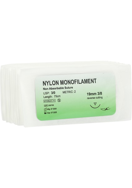 12 Adet/takım Iğne Dikiş Naylon Monofilament Iplik Dikiş Uygulama Seti 3/0 (Yurt Dışından) indirimleri