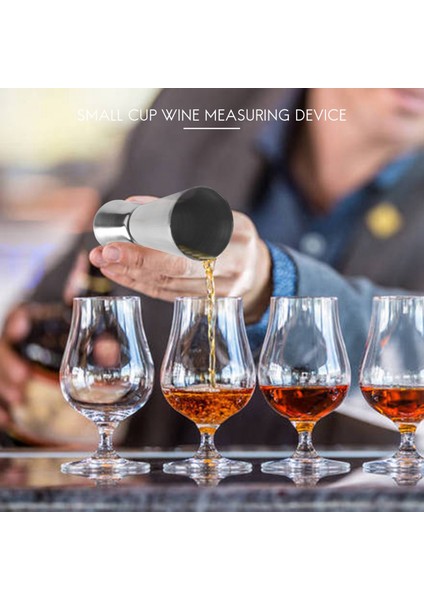 Çift Bardak Dağıtıcı Paslanmaz Çelik Ölçü Alkol Kokteyl Bar Bistro 40 / 20CC (Yurt Dışından)