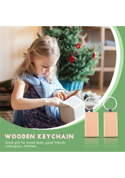 20 Adet Boş Ahşap Anahtarlık Diy Ahşap Anahtarlıklar Anahtar Etiketleri Hediyeler Sarı Dikdörtgen (Yurt Dışından) indirimleri