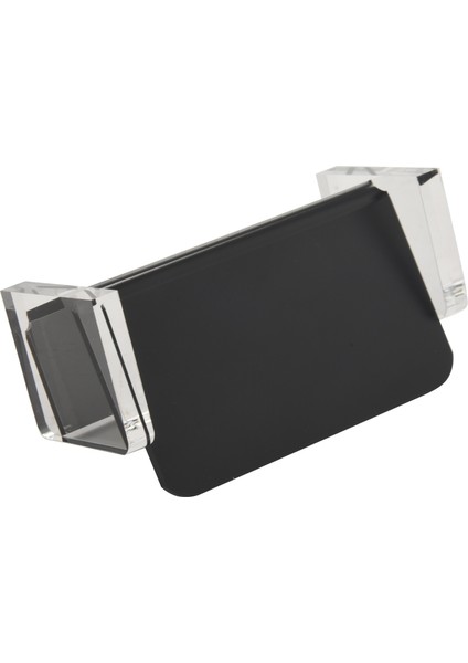 Akrilik Masaüstü Kartvizitlik Ekran Masası Için Zarif Ofis Kartvizit Standı Siyah (Yurt Dışından) fırsatları