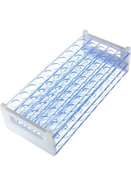 12-13MM Test Tüpleri Için Plastik Test Tüpü Stand Braketi Rafı 50 Delik Pozisyonları (Yurt Dışından)