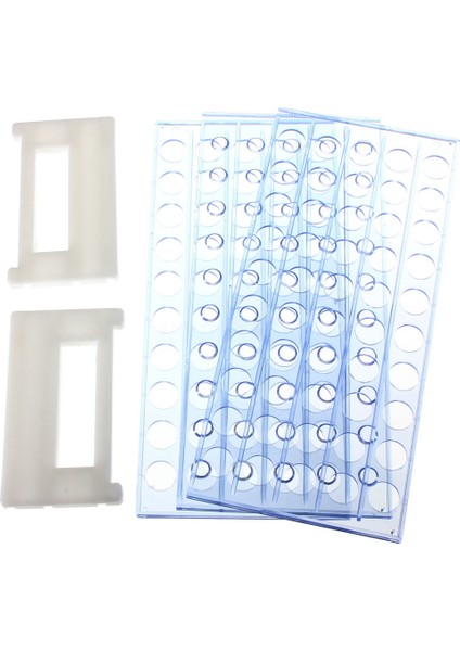 12-13MM Test Tüpleri Için Plastik Test Tüpü Stand Braketi Rafı 50 Delik Pozisyonları (Yurt Dışından) fırsatları