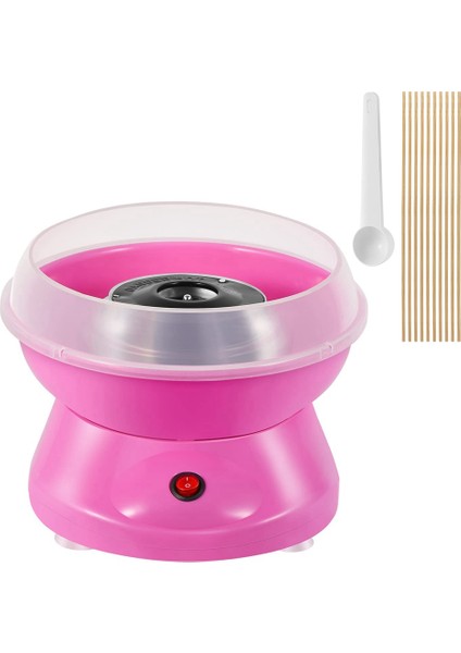 Çocuklar Için Pamuk Şeker Makinesi, Ev Çocuk Partisi Için Sıçramaya Dayanıklı Plakalı Mini Elektrikli Pamuk Şeker Makinesi, Ab Tak (Yurt Dışından)