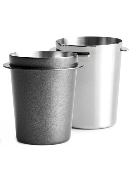 58MM Espresso Makinesi Dozaj Kupası-B Için Paslanmaz Çelik Kahve Dozaj Kupası Fasulye Taşlama Makinesi (Yurt Dışından)