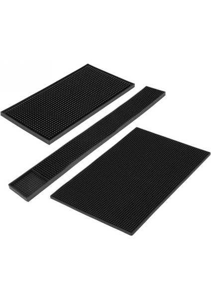 Kauçuk Servis Bar Mat Ağır Ev Bar ve Kauçuk Damla Paspaslar Kokteyl Barmen Çay Bardağı Kupa Seti Su Geçirmez Mutfak Placemat Küçük (Yurt Dışından)