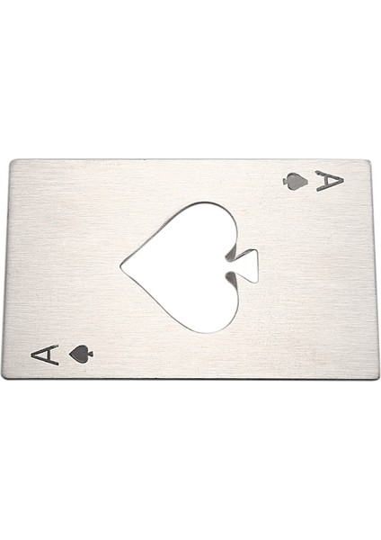 Oyun Kağıdı Ası Maça Poker Bar Aracı Soda Paslanmaz Çelik Bira Şişe Kapağı Açacağı (Yurt Dışından) indirimleri