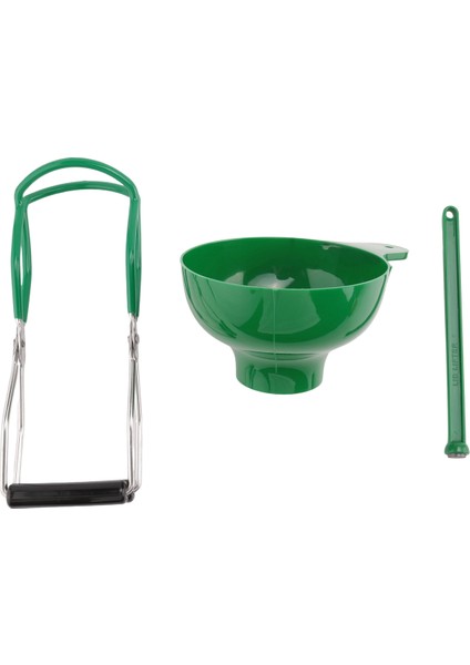 Konserve Kiti Kavanoz Kaldırıcı Geniş Ağız Konserve Huni Kapak Değnek Konserve Kavanozları Için Anti-Haşlanma Mutfak Aletleri (3 Adet, Yeşil) (Yurt Dışından) fiyatları