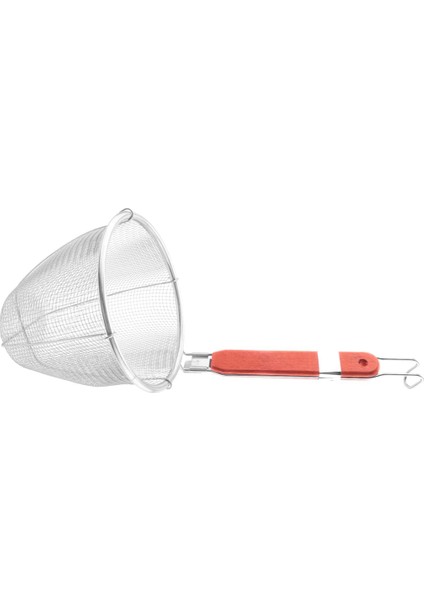 Ahşap Saplı Paslanmaz Çelik Mutfak Gereçleri Köfte Erişte Örgü Süzgeç 5.3 "x 4.9" (Yurt Dışından)