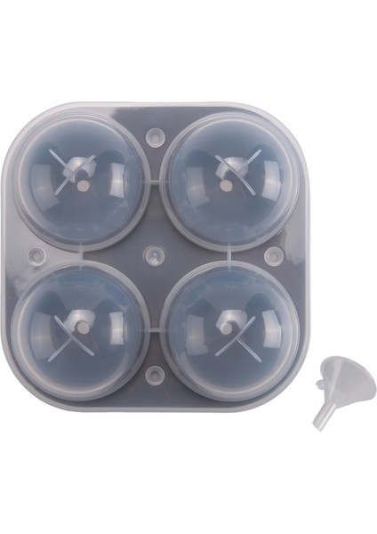 Büyük Küresel Buz Hokeyi Doldurulması Kolay Yuvarlak Silikon Buz Tepsisi, Viskiye Uygun Mükemmel Küresel El Sanatları Buz Makinesi (Yurt Dışından) fiyatları