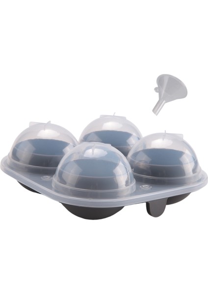 Büyük Küresel Buz Hokeyi Doldurulması Kolay Yuvarlak Silikon Buz Tepsisi, Viskiye Uygun Mükemmel Küresel El Sanatları Buz Makinesi (Yurt Dışından) modelleri