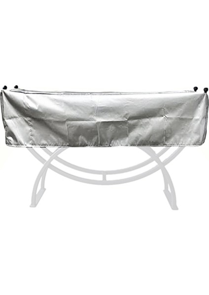 Hilal Yakacak Odun Raf Kapağı, Su Geçirmez Uv Dayanımlı Nefes Alabilir Oxford Kumaş Iç Mekan/dış Mekan Için Yakacak Odun Kapağı, Gümüş (Yurt Dışından)