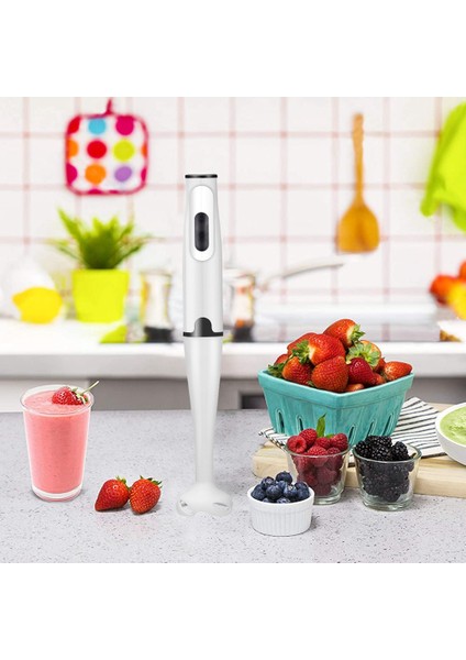 Daldırma Blender 300 Watt Turbo Çubuk El Blenderi, Güçlü Buz Kırıcı Tasarım Püreler Smoothieler, Siyah Ab Fişi (Yurt Dışından)