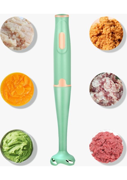 Daldırma Blender 300 Watt Turbo Çubuk El Blenderi, Güçlü Buz Kırıcı Tasarım Püreler Smoothieler, Siyah Ab Fişi (Yurt Dışından)