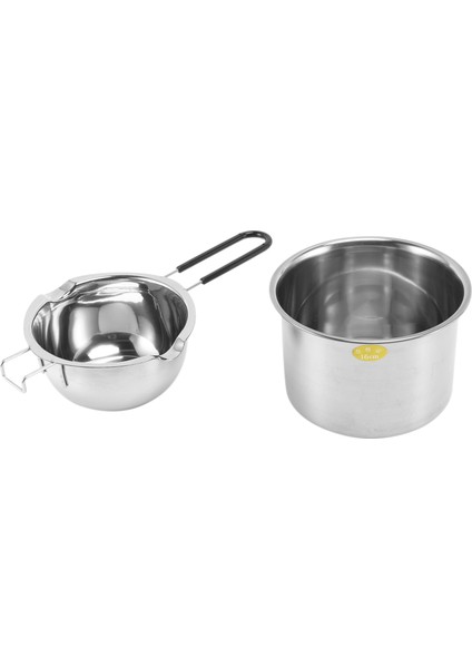 Çikolata, Sabun, Balmumu, Mum Yapımı Için Silikon Spatulalı Çift Kazanlı Pot Seti Paslanmaz Çelik Eritme Potası (Yurt Dışından)