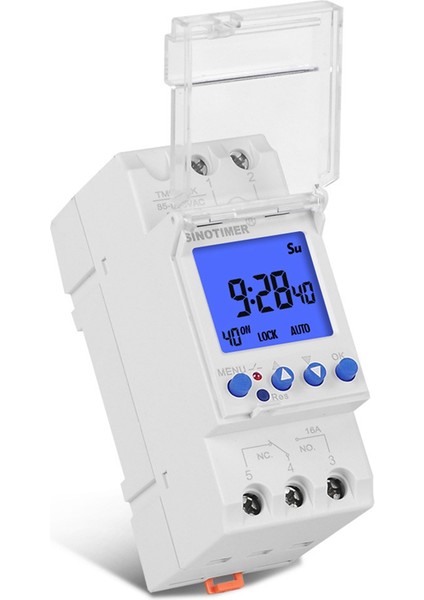 Sınotımer TM928RAKL Büyük Ekranlı Akıllı Zil Enstrüman Zamanlayıcısı 85-265V 16A (Yurt Dışından)