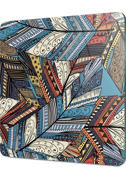 Cam Kesme Tahtası Kare Karışık Desenli 30X30 cm fırsatları