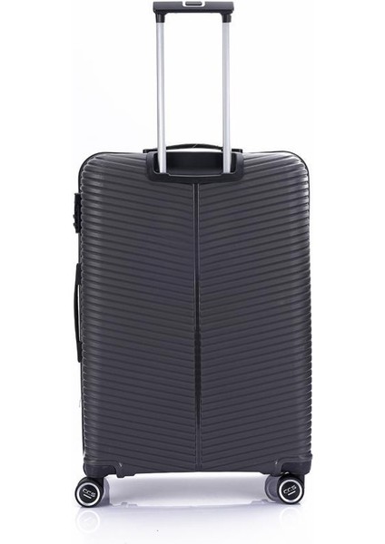 ÇÇS 5224 Antrasit Polipropilen Valiz Seti - LİER indirimleri