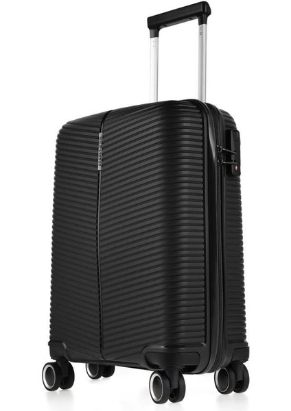 ÇÇS 5224 Siyah Polipropilen Valiz Seti - LİER modelleri