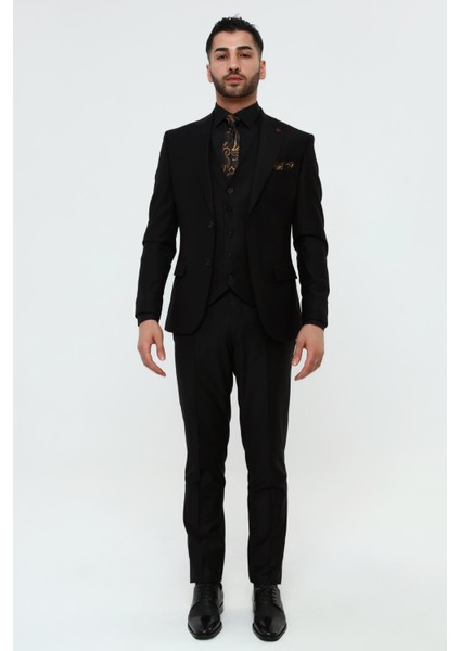 1042 Slim Fit Sivri Yaka Takım Elbise