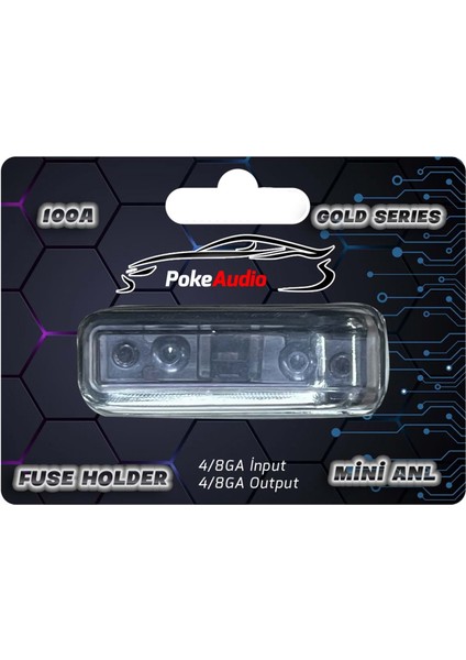 Oto Anfi Sigorta 100A 4/8ga Pokeaudio PK-5241