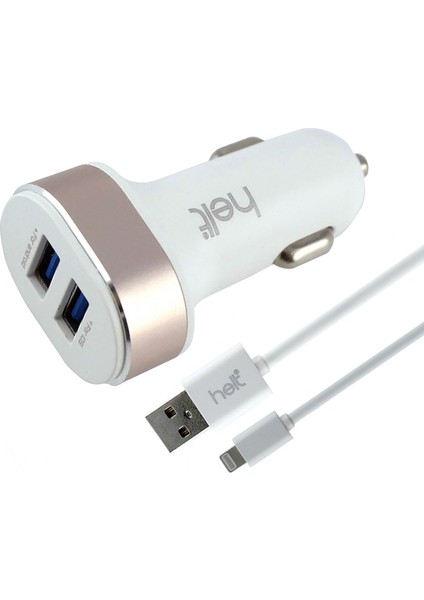 Çift Çıkışlı USB 2 Çıkışlı USB Araba Araç Içi Çakmaklık Hızlı Kablolu Şarj Cihazı Soketi Aleti