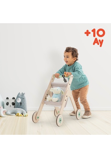 Trio Stroller | Yürüteç - Oyuncak Bebek Arabası