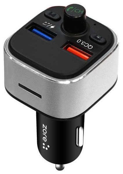 ZR-WP3C03 Bluetooth ve Hızlı Şarj Özelikli Mp3 Araç Şarjı