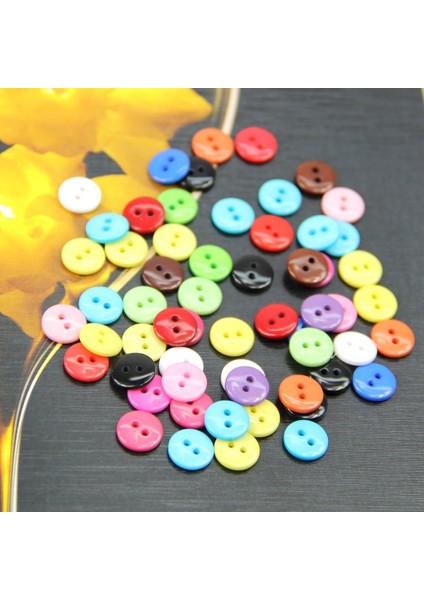 100 Adet 8mm Karışık Renkli Yuvarlak Şekil Reçine Düğmeler Dikiş Aksesuarları (Yurt Dışından) modelleri