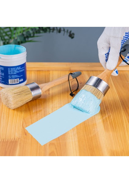 Tebeşir Boya Fırçaları, Balmumu Boyama Fırçaları Setof 5, Tebeşir Boya, Tüm Boyama ve Cilalama Için Yuvarlak Oval Tebeşir Boya Fırçaları (Yurt Dışından) fırsatları