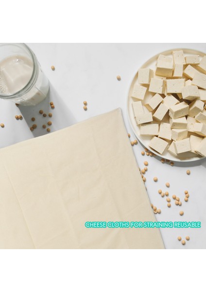 Paket 20X20 Inç Sınıf Tülbent, Süzme, Pişirme, Pişirme, Ev Için Kumaş Ultra Ince Yeniden Kullanılabilir Tülbent (Yurt Dışından) fırsatları