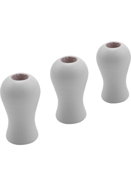 12 Paket Pencere Kör Ahşap Kordon Kolları Ahşap Asılı Top Kör Küçük Kolye Panjur Veya Gölgeler Için Çekme Ucu Damlalar Beyaz (Yurt Dışından)