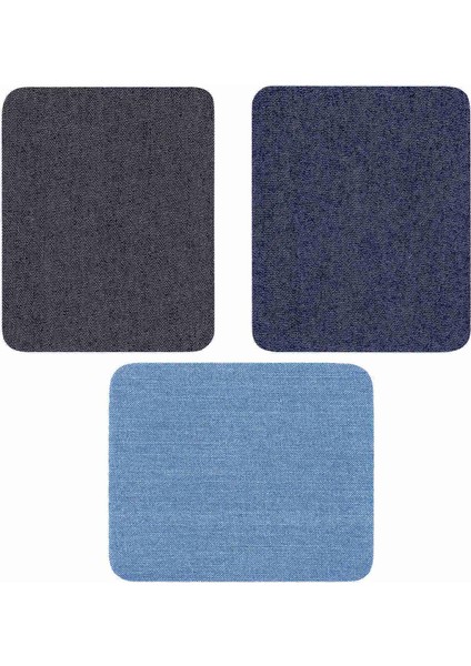 Giyim Jeans Için Demir On Denim Yamalar 12 Adet, 3 Renk (4,9 Inç x 3,7 Inç) (Yurt Dışından) fırsatları