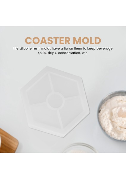 Paket Altıgen Silikon Bardak Kalıpları Silikon Reçine Kalıp, Reçine, Beton, Çimento ile Döküm Için Epoksi Kalıplar (Yurt Dışından) fiyatları