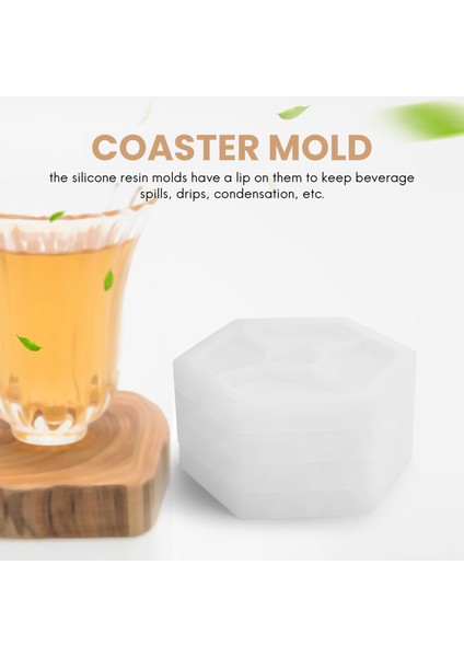 Paket Altıgen Silikon Bardak Kalıpları Silikon Reçine Kalıp, Reçine, Beton, Çimento ile Döküm Için Epoksi Kalıplar (Yurt Dışından) modelleri