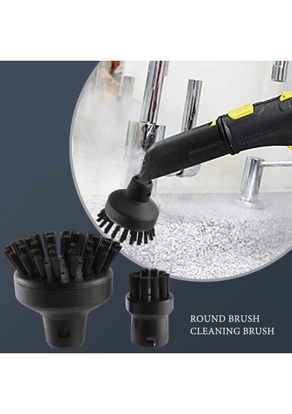 Karcher Için Sc1 Sc2 Sc3 Sc4 Büyük Yuvarlak Fırça Temizleme Fırçası Buharlı Temizleyici Eki Adaptörü Ev Temizleme Fırçası (Yurt Dışından)