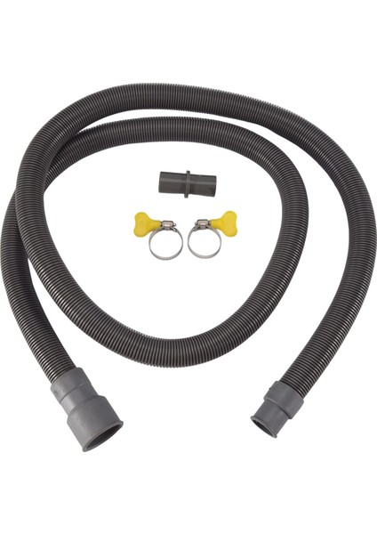 Otomatik Tamburlu Çamaşır Makinesi Tahliye Borusu Tahliye Hortumu Bağlantı Parçaları, 1,5 Metre (Yurt Dışından)